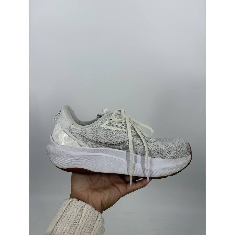 SAUCONY Echelon Womens White Running Walking Sneakers Shoe Size 8.5W - Picture 8 of 10